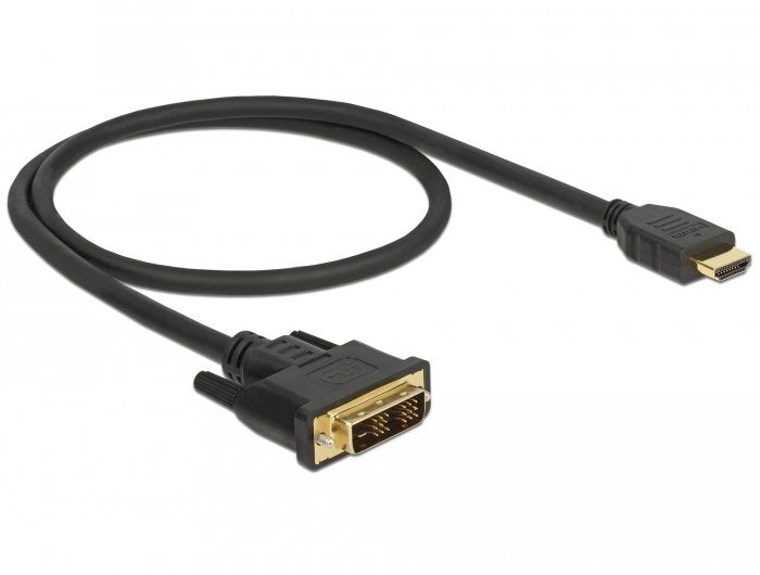 Delock 85581 Cable Hdmi -> Dvi-D 0.50m Negro