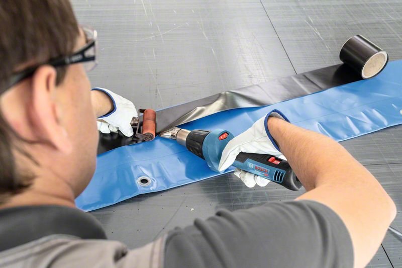 Pistola De Aire Caliente Bosch Professional Ghg 20-60 Professional Azul/Negro, 2.000 Vatios 06012a6400