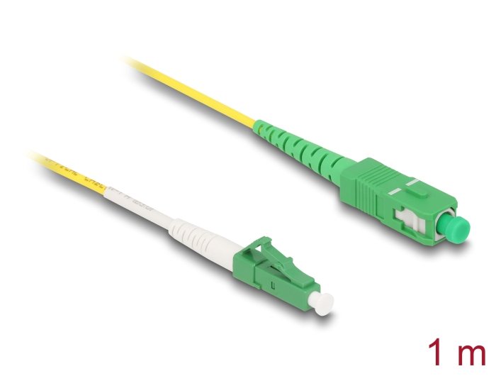 Delock Cable Lichtwellenleiter Lc-Apc Zu Sc-Apc Simplex Singlemode Os2 1 M