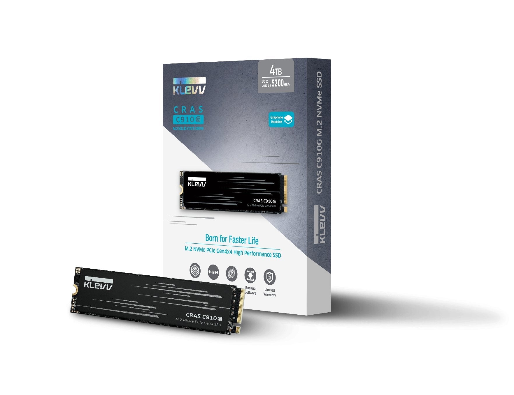 Klevv Ssd C910 - 1 Tb - M.2 2280 - Pcie 4.0 X4 Hs