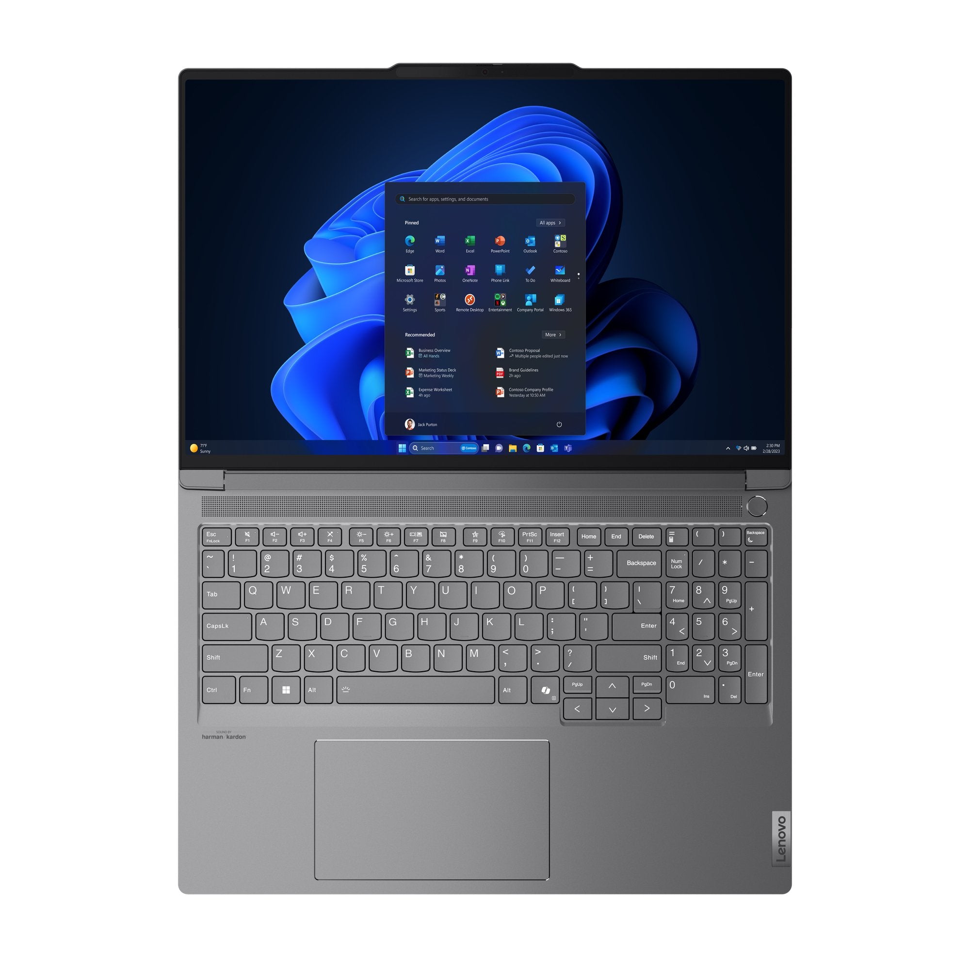 EAN 197530357923 - Lenovo ThinkBook 16p G5 IRX Intel® Core™ i7 i7-14650HX Portátil 40,6 cm (16") WQXGA 16 GB DDR5-SDRAM 512 G imagen 10