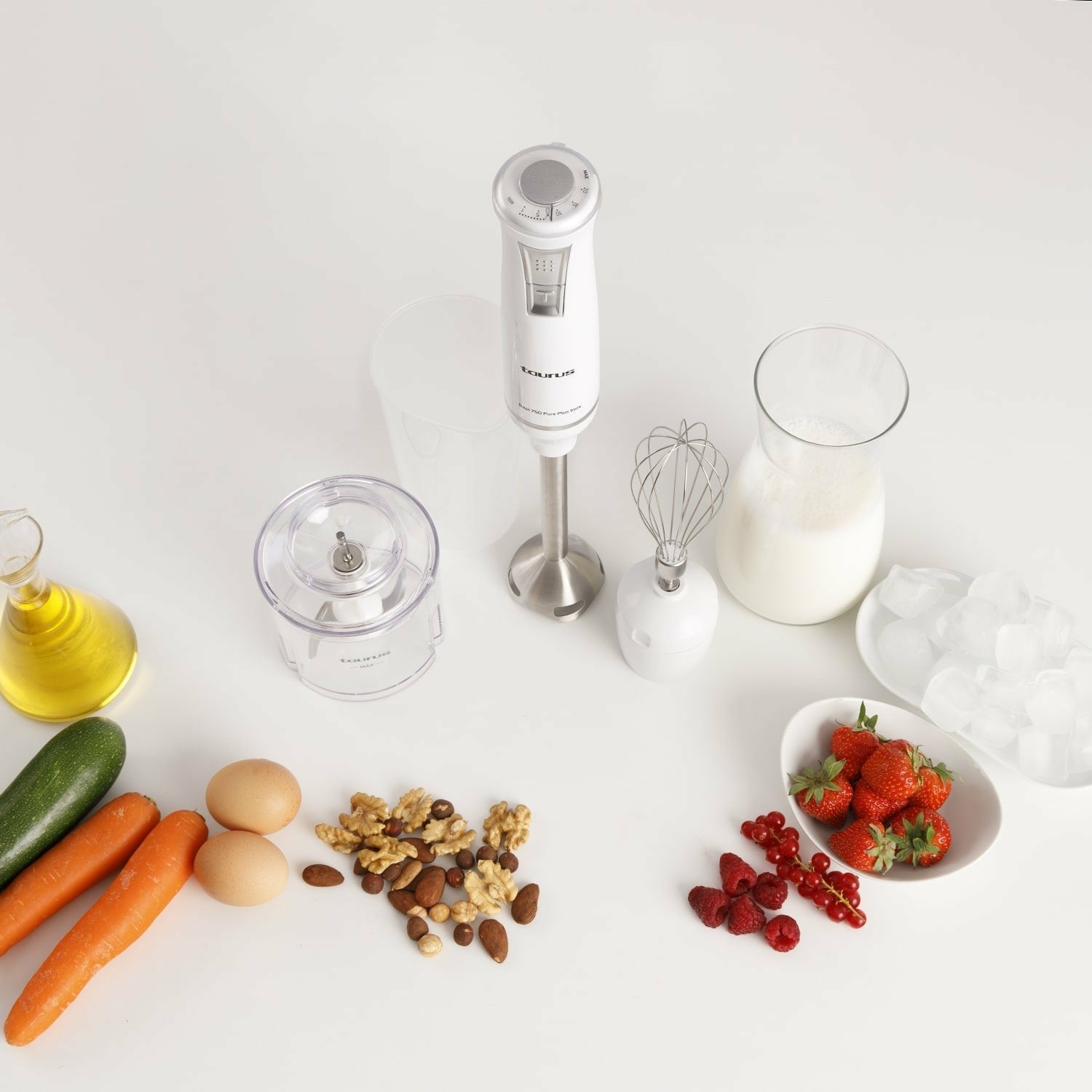 Batidora De Mano Taurus 916396000 Bapi 750 Pure Plus Inox