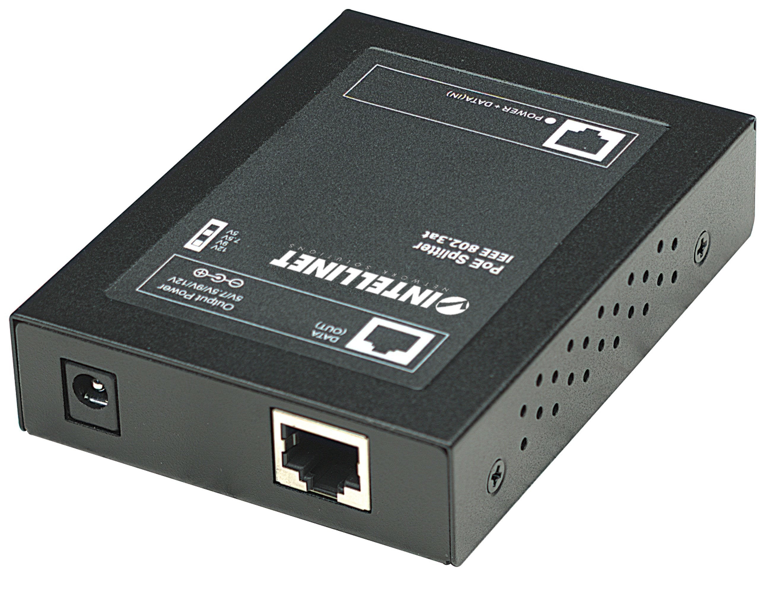 EAN 0766623560443 - Intellinet 560443 divisor de red Energía sobre Ethernet (PoE) Negro imagen 5