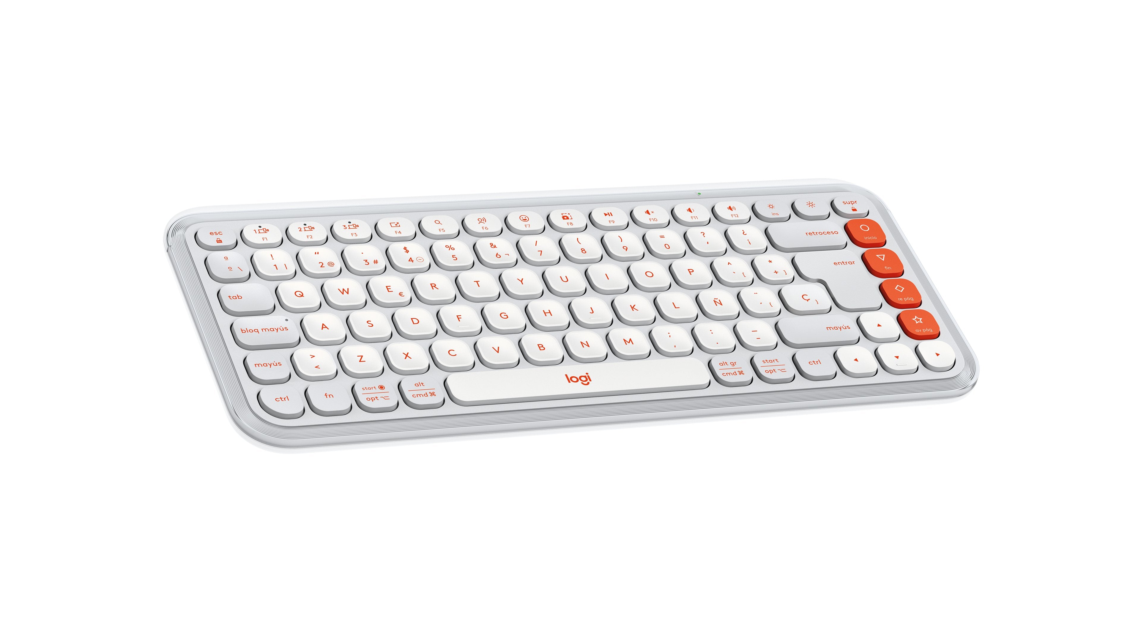 EAN 5099206127456 - Logitech 920-013069 teclado Universal Bluetooth QWERTY Español Blanco imagen 4