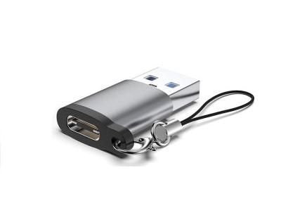 Microconnect Usb3.0acfb-Key Cambiador De Género Para Cable Usb C Usb A Negro, Plata