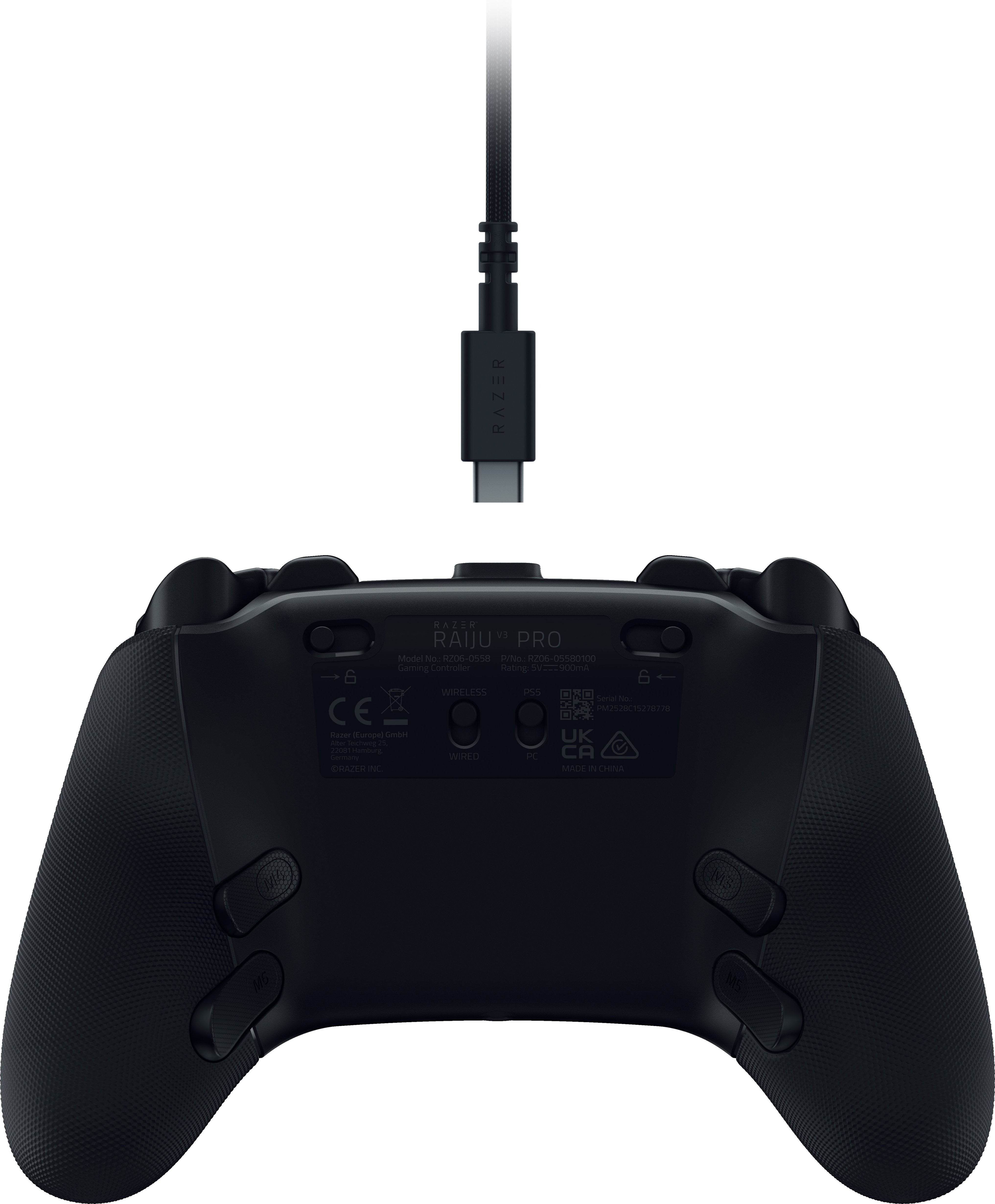 Razer Raiju V3 Pro For Ps5 & Pc, Black