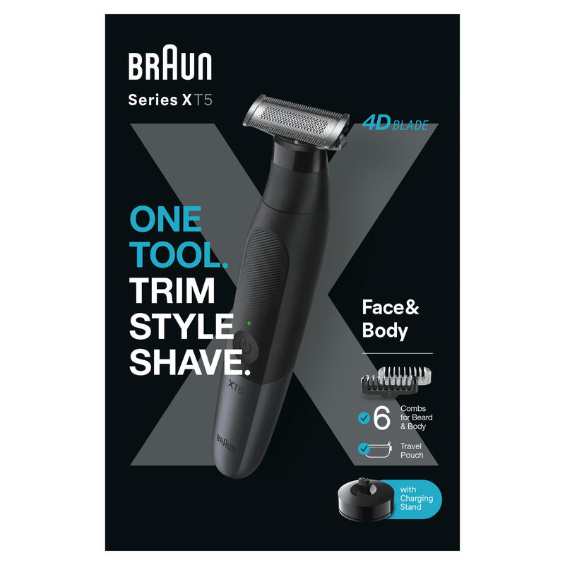 Afeitadora Braun Series Xt5300 Face + Body + Travel