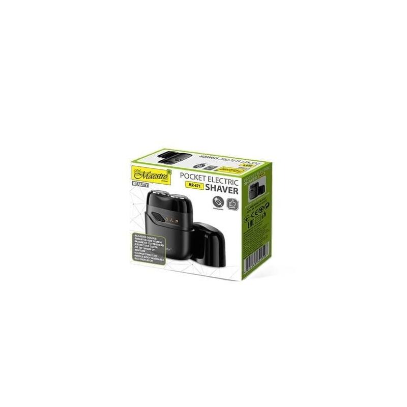 Afeitadora Eléctrica De Viaje Usb Maestro Mr-671