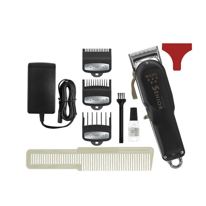 Afeitadora Sin Cable Wahl Cordless Senior De Iones De Litio (Li-Ion) Negro