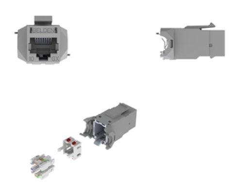 Revconnect 10gx Stp Modular Jack, Metal, T568 A/B, -