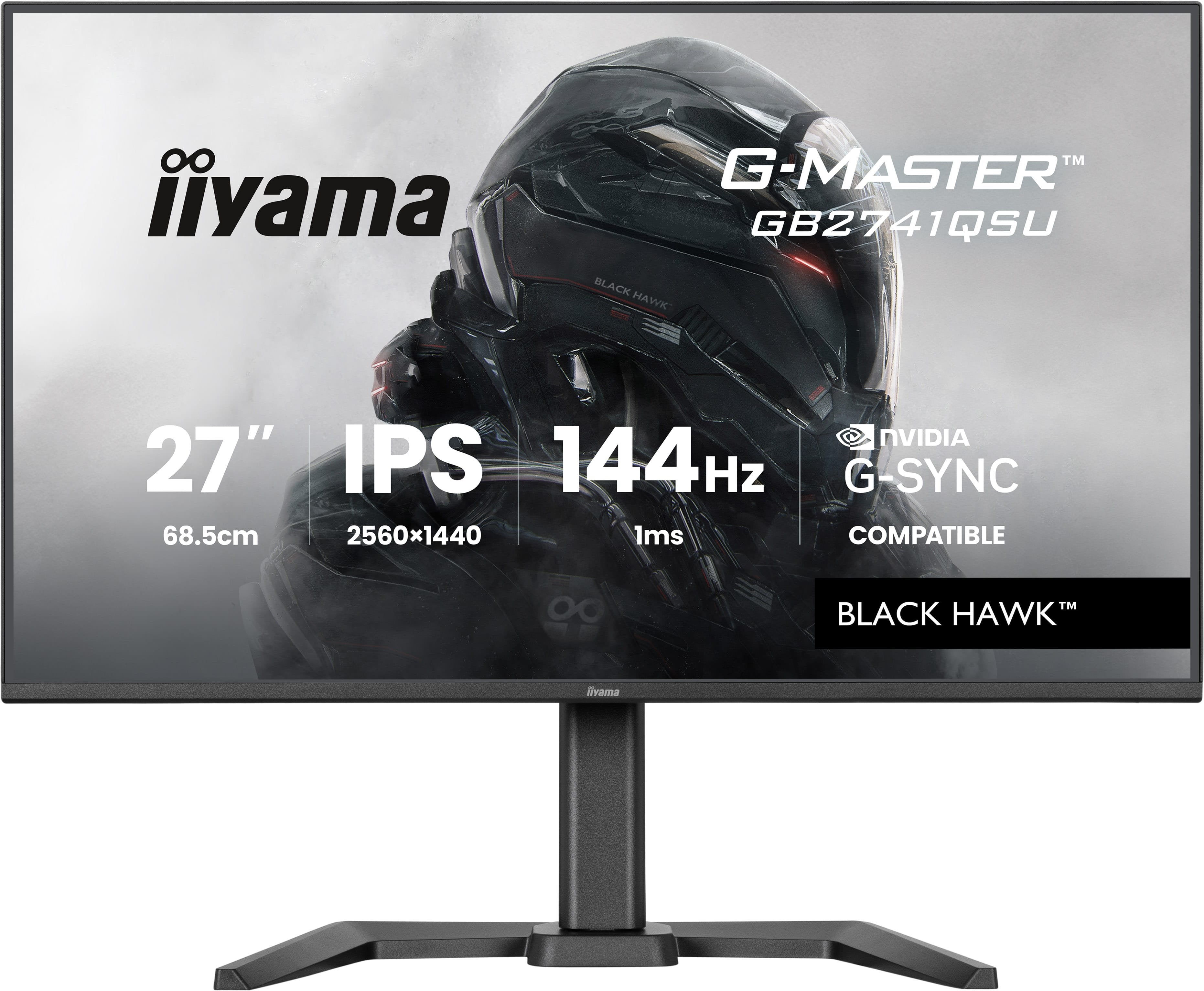 EAN 4948570127450 - iiyama G-MASTER GB2741QSU-B1 pantalla para PC 68,6 cm (27") 2560 x 1440 Pixeles 4K Ultra HD LED Negro imagen 1