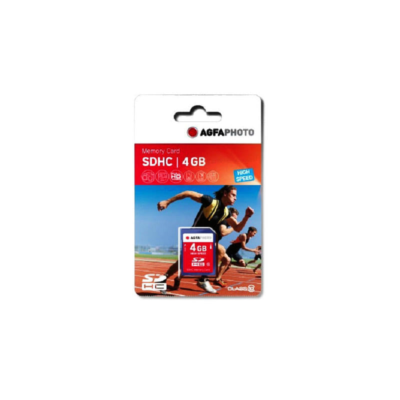 Agfaphoto 4gb Sdhc Memoria Flash Clase 10 Mlc