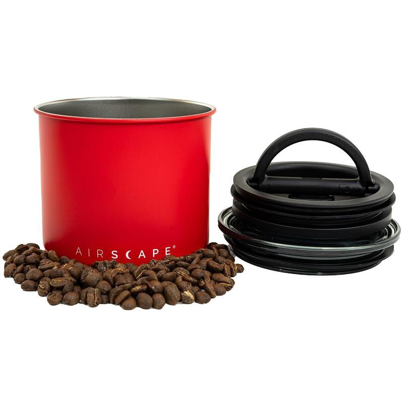 Airscape® Edelstahl-Aromabehälter Klein, Signalrot Matt