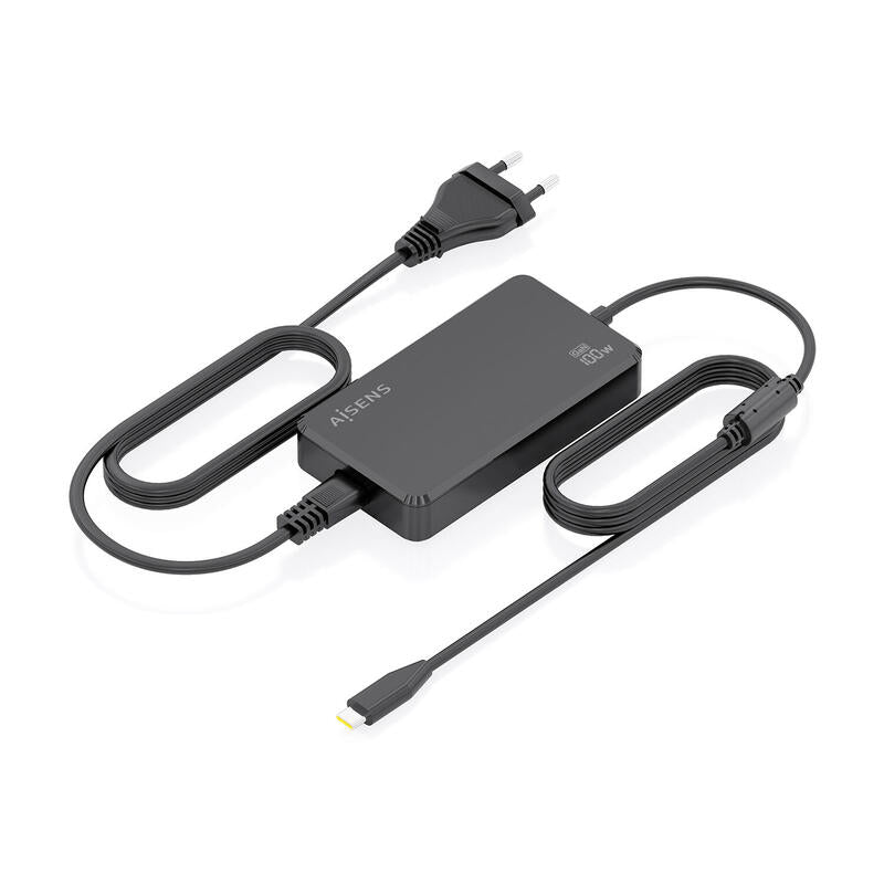 Aisens Cargador De Sobremesa Gan 100w Pd3.0 1xusb-C 1.8m, Negro