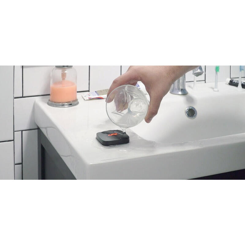 Ajax Leaksprotect-Bl Ajax Leaksprotect. Detector De Inundación Inalámbrico. Color Negro