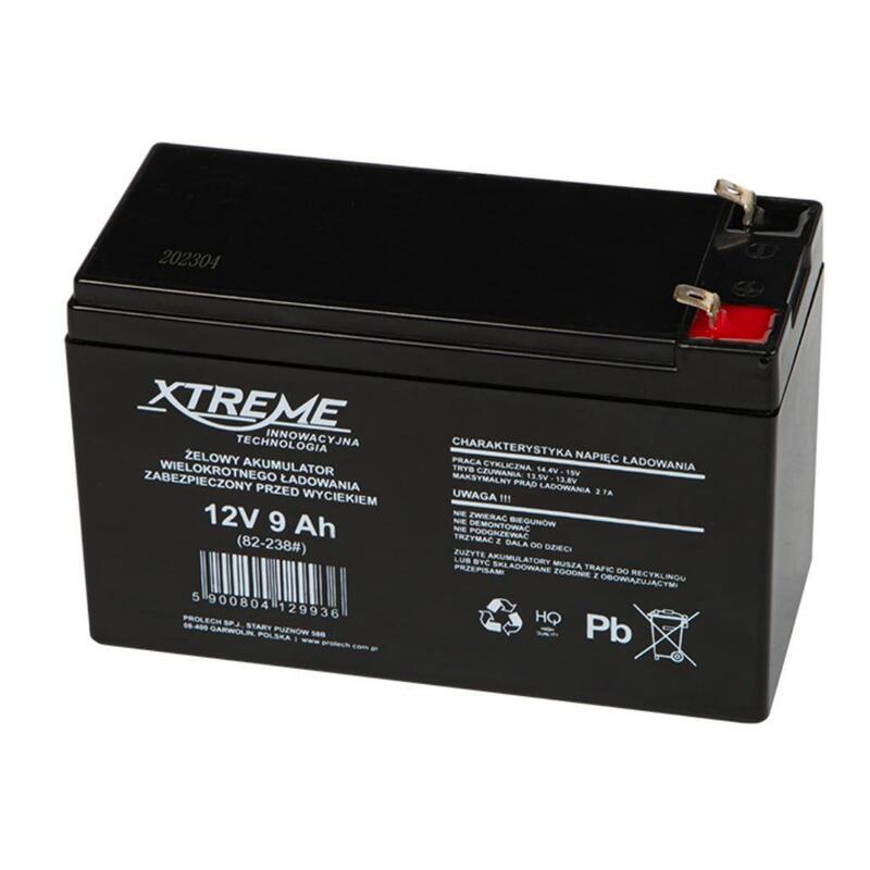 Akumulator Zelowy 12v 9ah Xtreme