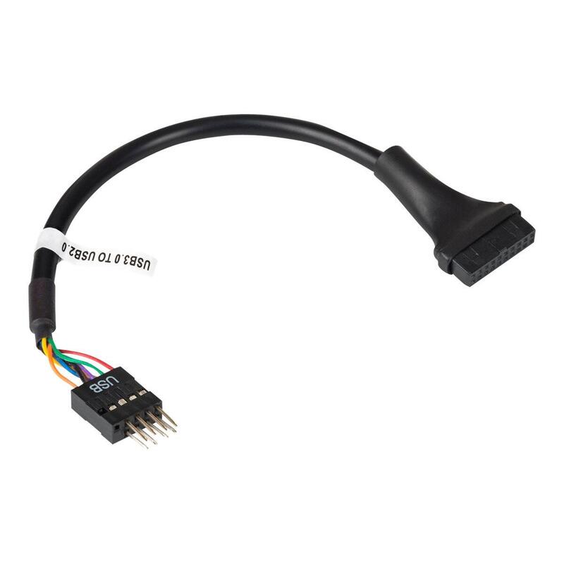 Akyga Adaptador Ak-Ca-75 Usb 9 Pines M / Usb 19 Pines F 20cm