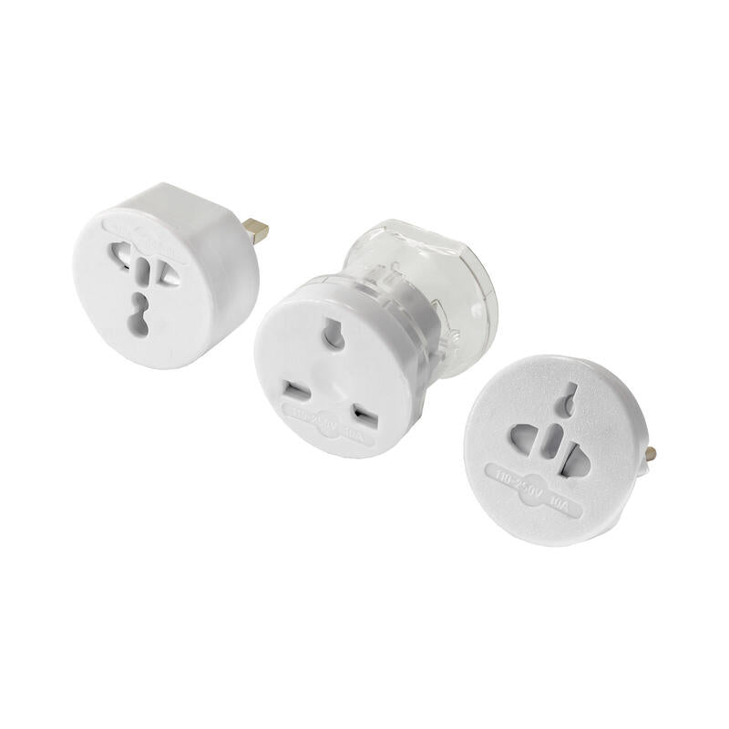 Akyga Adaptador De Viaje Ac Ak-Ad-61 Worldwide White