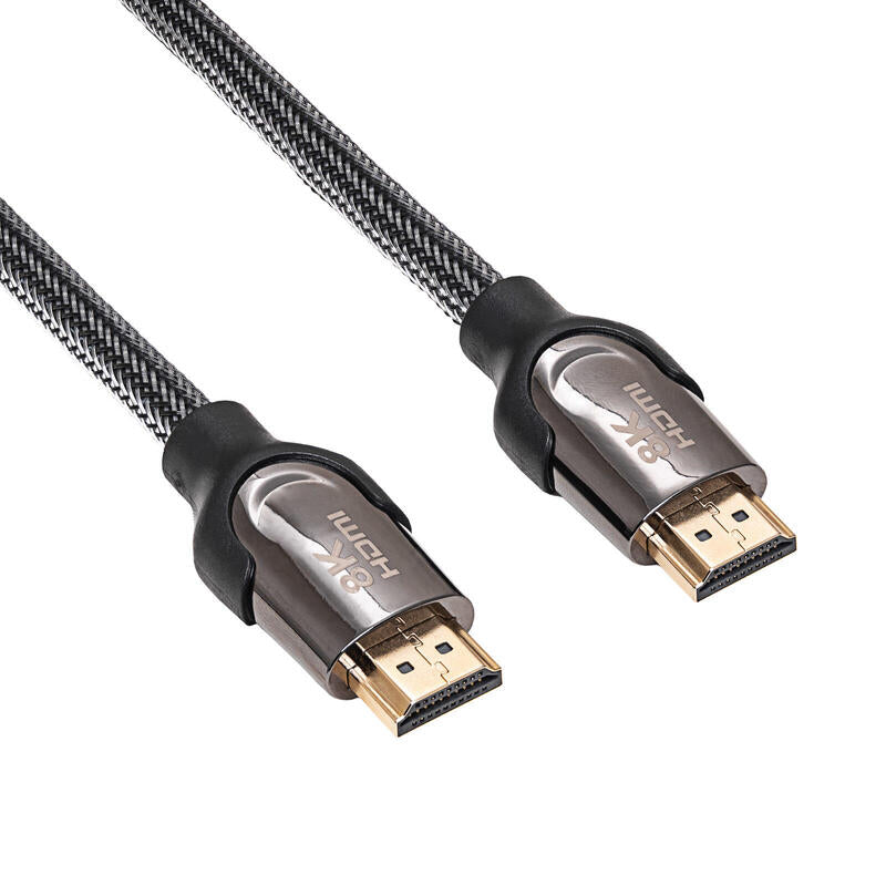 Akyga Hdmi Cable Ak-Hd-05s Shielded Cu 48gb S 8k 60hz 4k 120hz Ver. 2.1 0.5m