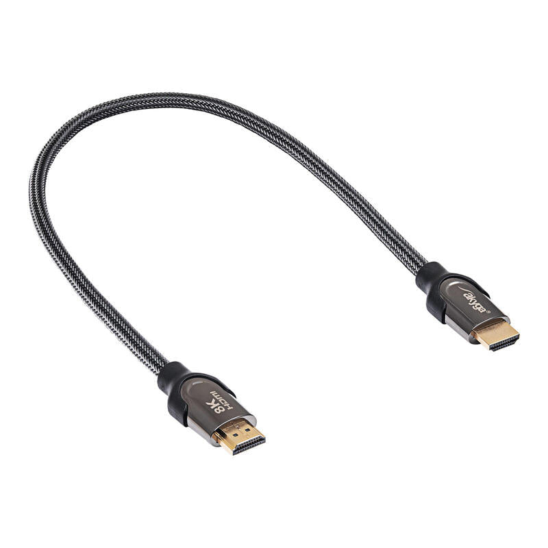 Akyga Hdmi Cable Ak-Hd-05s Shielded Cu 48gb S 8k 60hz 4k 120hz Ver. 2.1 0.5m