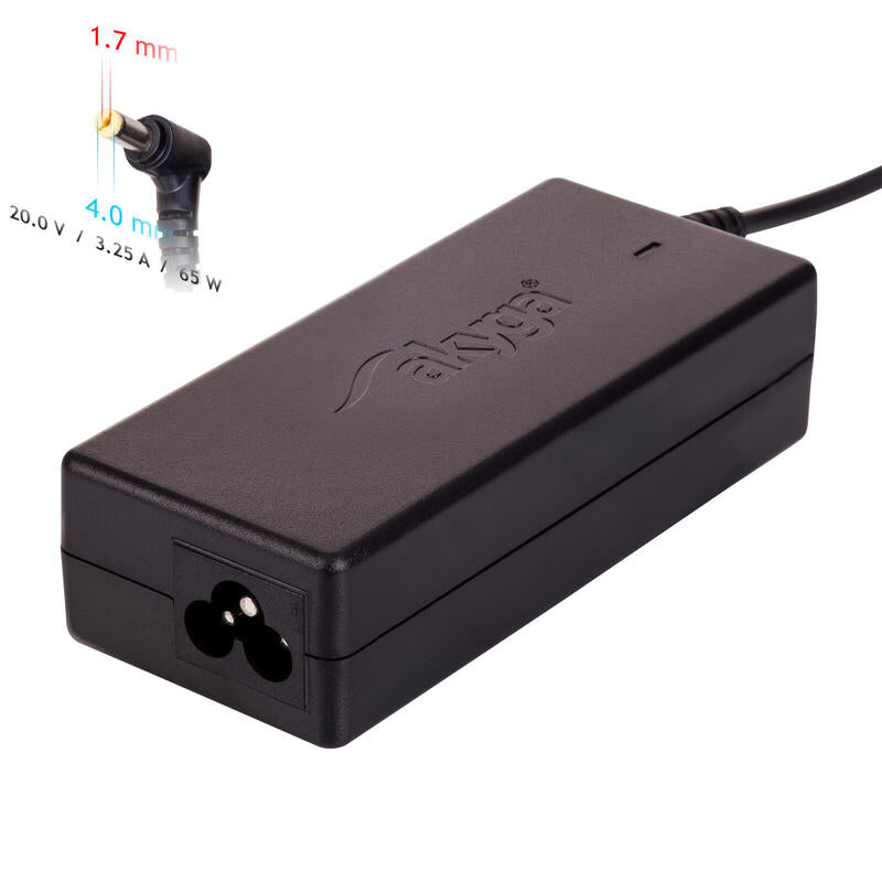 Akyga Portátil Power Supply Ak-Nd-74 20v 3.25a 65w 4.0x1.7mm 1.2m