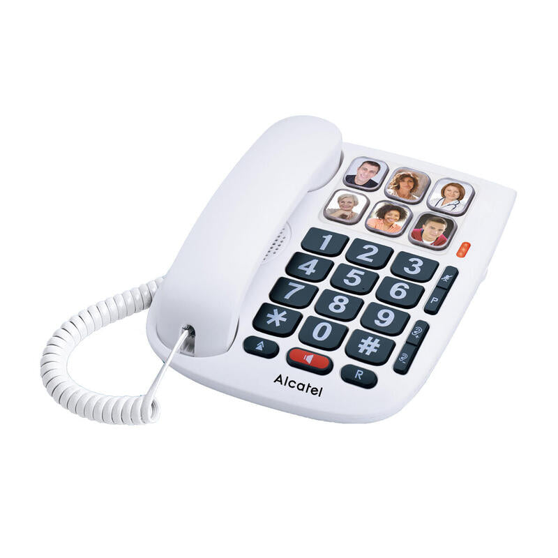 Alcatel Telefono Fijo Compacto Tmax10 Blanco
