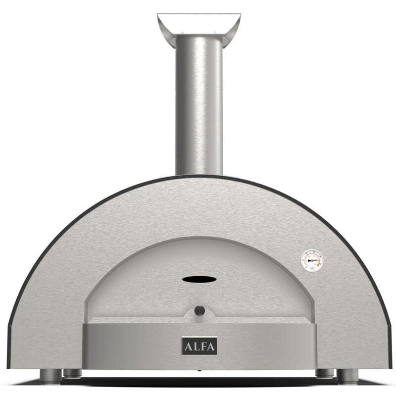 Alfa Forni Classico 4 Pizze Hybrid Schiefer Grau