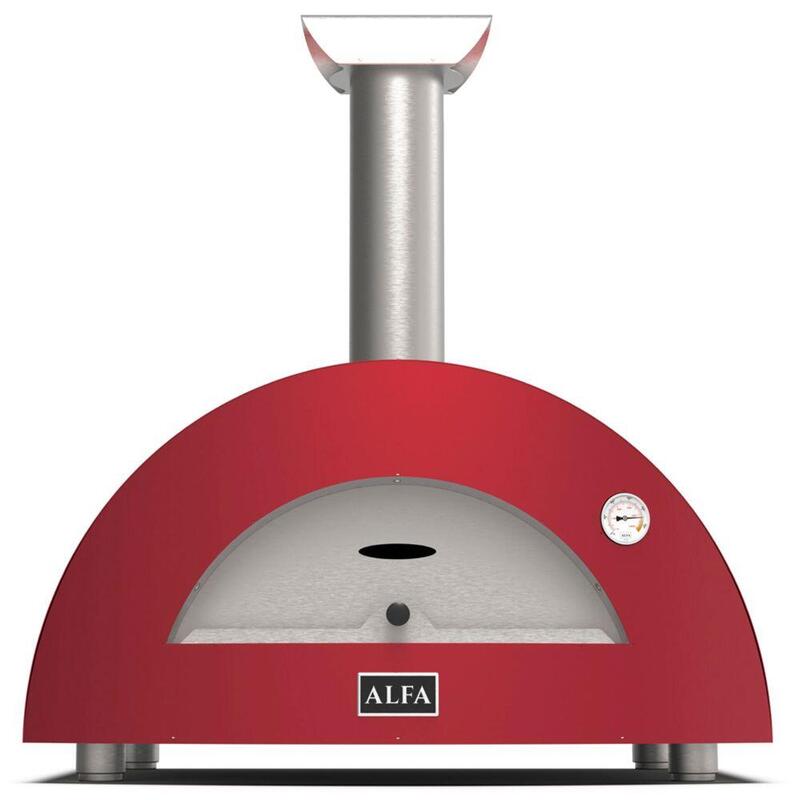 Alfa Forni Moderno 2 Pizze Wood Red