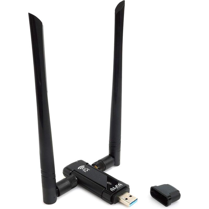Alfa Network Adaptador Wi-Fi Inalámbrico Ac1200 Usb Con Antena Externa 1200mbps