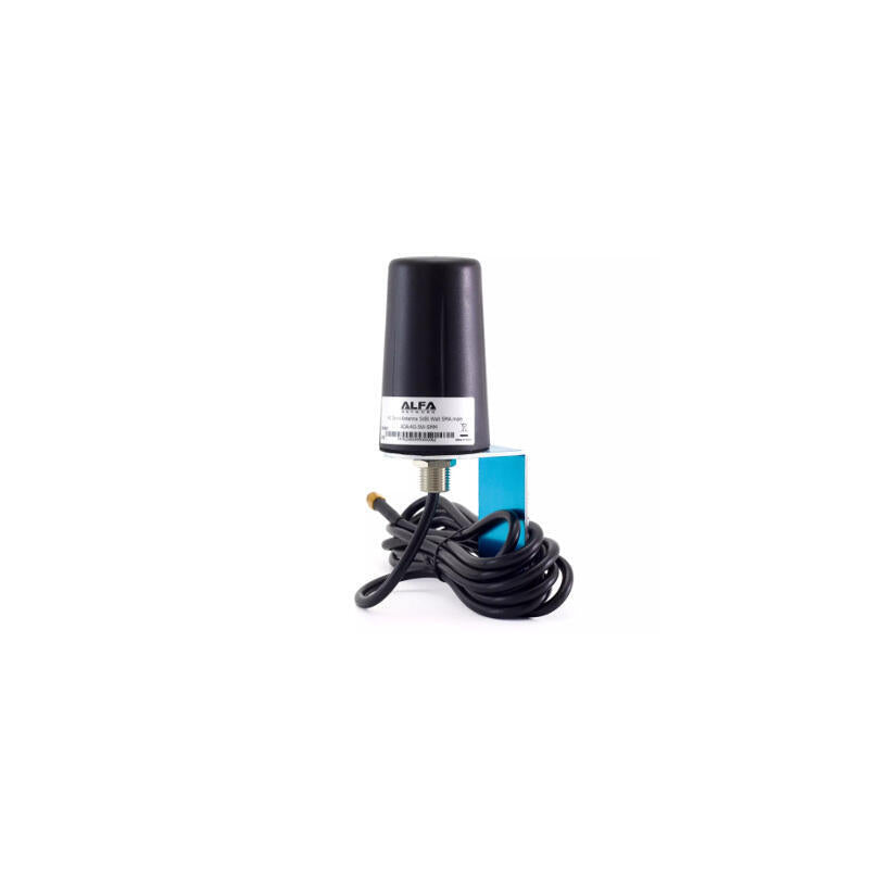 Alfa Network Aoa-4g-5w-Smm - Antena 4g Lte Resistente A Intemperie Ip67,5 Dbi, Montaje En Muro, Conector Sma Pin Macho