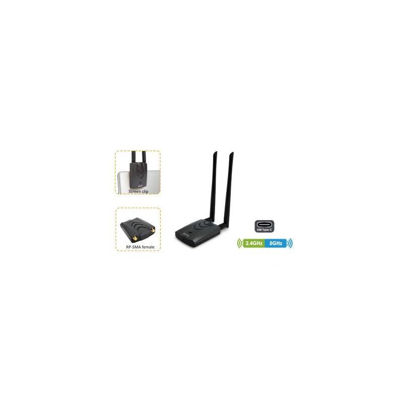 Alfa Network Awus036axml 11ax 2x2 Ax1800 Wireless Lan Usb Type C Adapter With Bt5.2