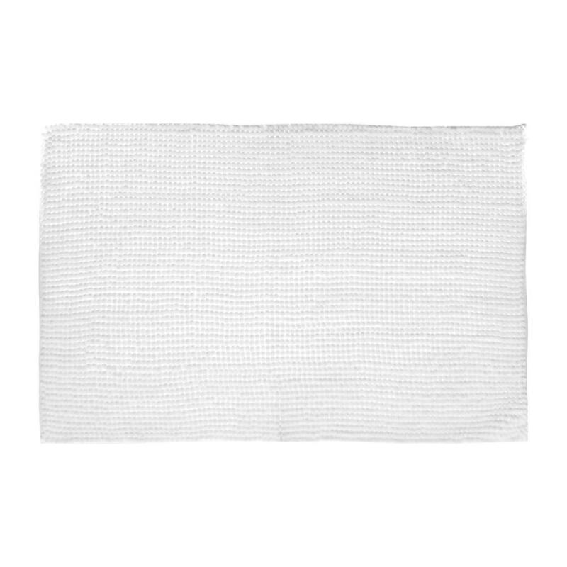 Alfombra De Baño 50x80cm Blanca