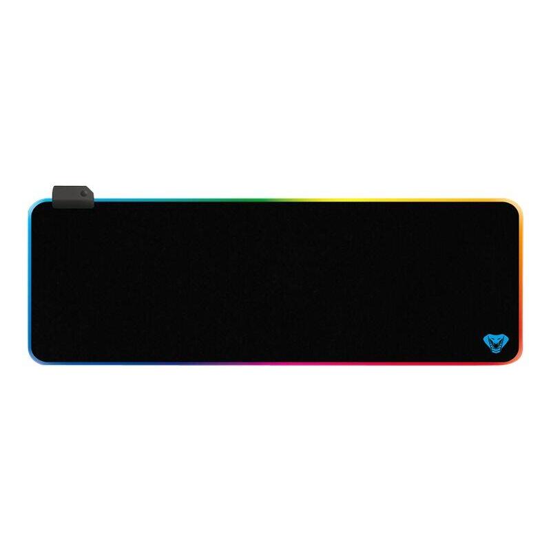 Alfombra Media-Tech Para Ratón Y Teclado 800x305x3 Mm Con Iluminación De Colores Mt262