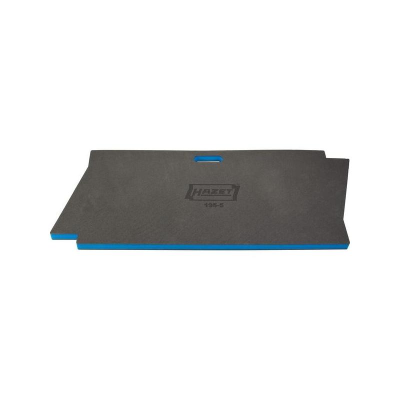 Alfombrilla Para Mecánico Hazet 195-5, Protección De Rodillas Gris/Azul, Con Forma De Logotipo Hazet 195-5