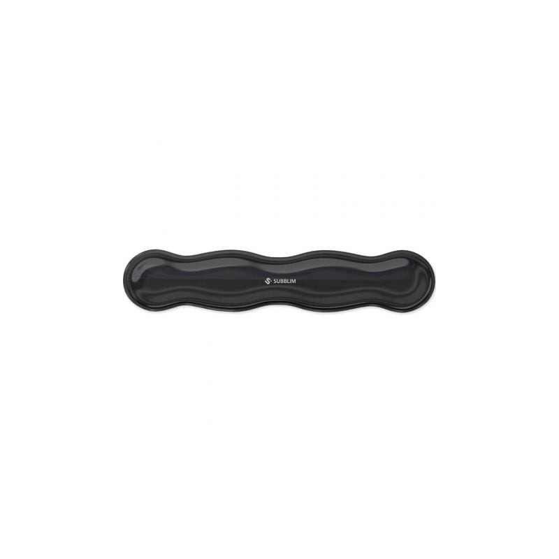 Alfombrilla Teclado Crystal Flex Wrist Rest Negro Subblim Reposamuñecas Subblim Ergo Cristal Flex