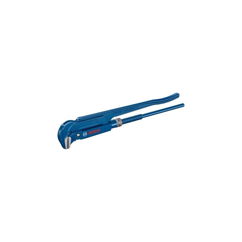 Alicates Bosch Professional Para Tuberías Angulares De Fontanería 90° Professional 420 Mm, Alicates Para Tuberías/Bombas De Agua Azul, Posición De La Mordaza De Agarre 90° 1600a02w3v