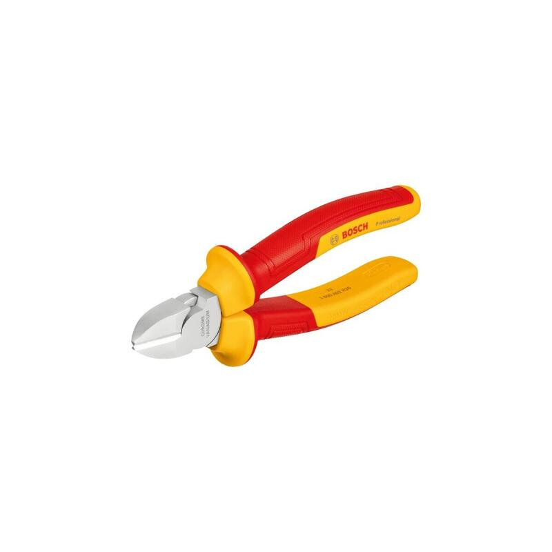 Alicates Bosch Professional Vde De Corte Diagonales Professional 160 Mm, Alicates De Corte Rojo/Amarillo 1600a02nd9