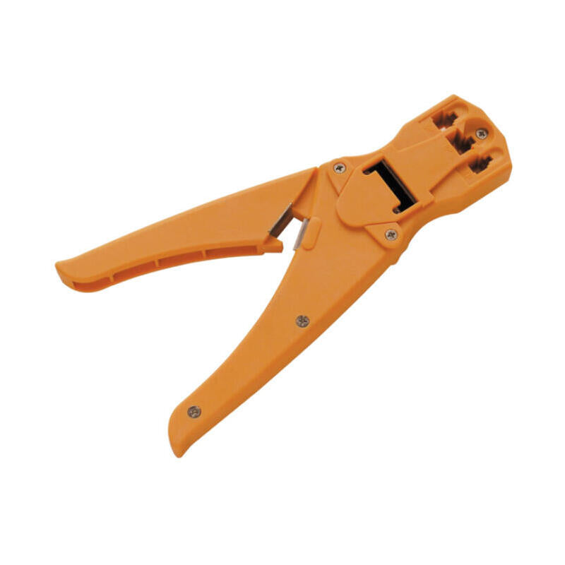 Alicates De Crimpadora Schwaiger Plástico Rj11 Rj45 Naranja