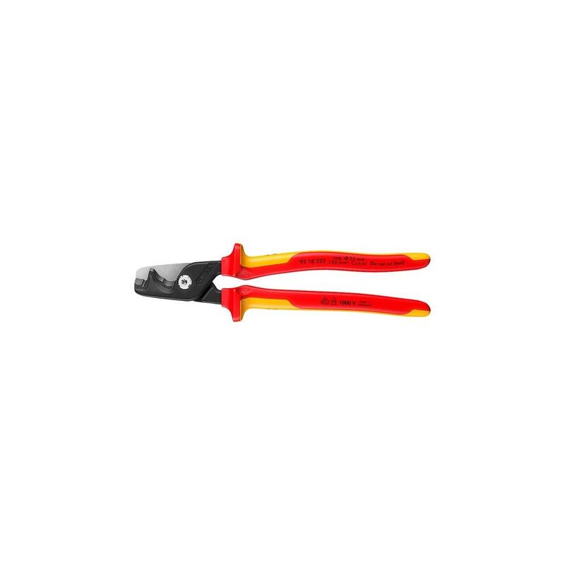 Alicates Knipex Stepcut Xl Cortacables 95 18 225 Vde Rojo/Amarillo, Longitud 225 Mm 95 18 225