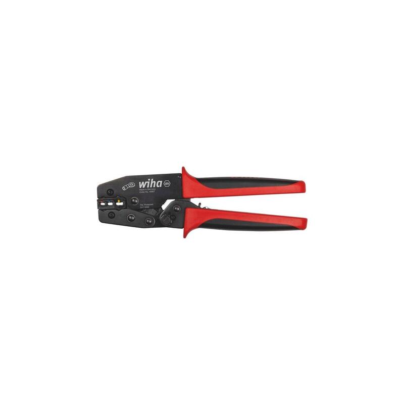 Alicates Para Engarzar Negro/Rojo, 0,5 A 6 Mm² 45957