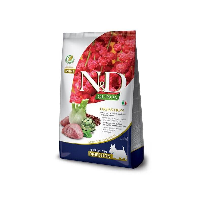 Alimento Seco Para Perros - Farmina N&D Quinoa Dog Digestion Adult Mini 800g