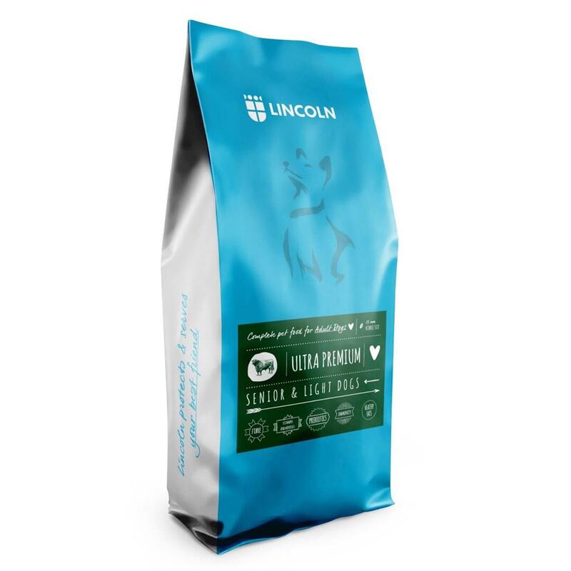 Alimento Seco Para Perros Lincoln - Carne Con Arroz - Senior 12kg