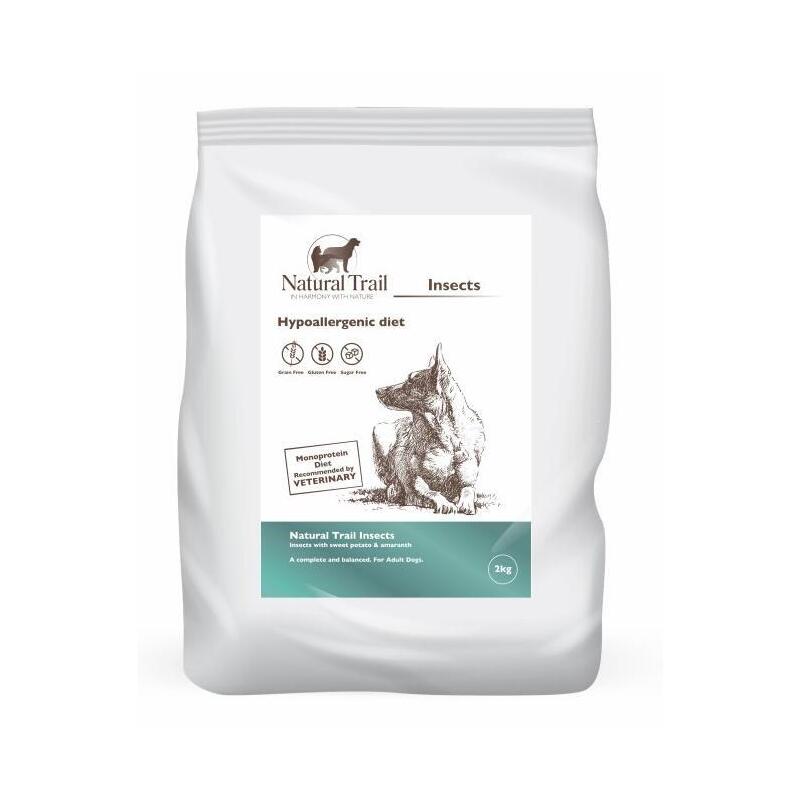 Alimento Seco Para Perros Natural Trial Premium Insects 2kg