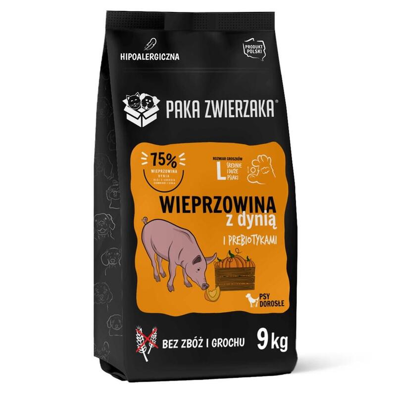 Alimento Seco Para Perros Paka Zwierzaka Pork With Pumpkin L 9kg