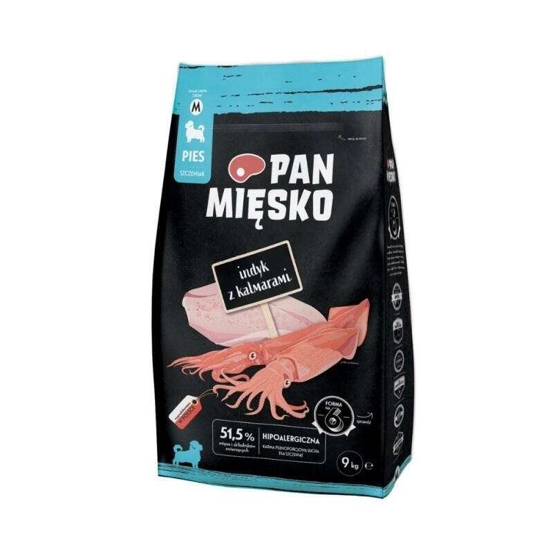Alimento Seco Para Perros Pan Miesko Pavo Con Calamares Cachorro M 9kg