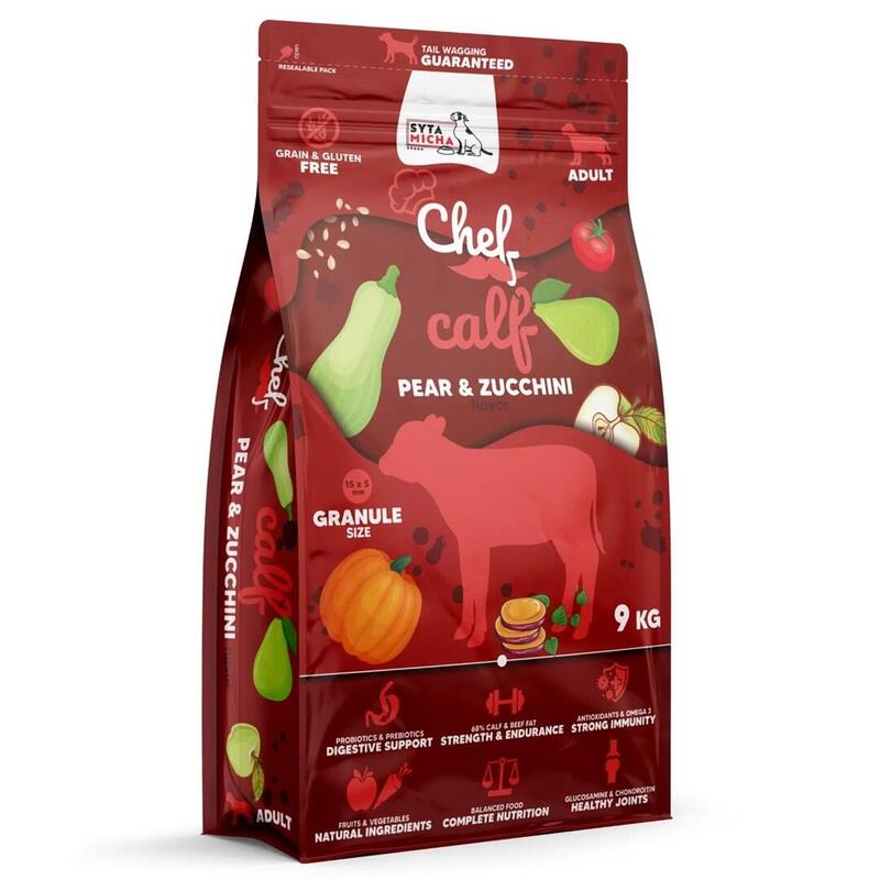 Alimento Seco Para Perros  Syta Micha Chef Calf, Pear And Zucchini  9kg