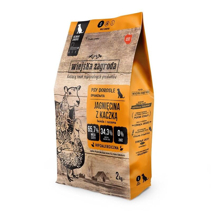 Alimento Seco Para Perros Wiejska Zagroda Lamb With Duck S 2kg