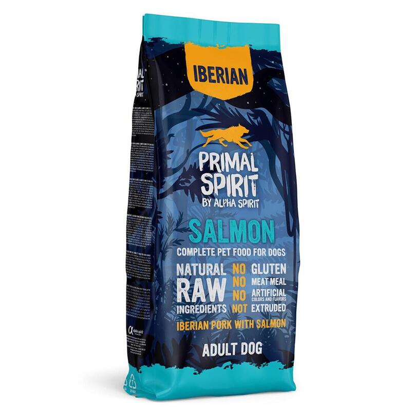 Alimento Semihúmedo Para Perros Primal Spirit Iberian 70% Salmón 12 Kg