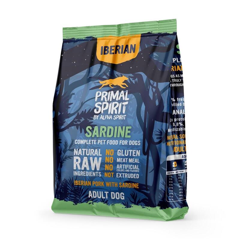 Alimento Semihúmedo Para Perros Primal Spirit Iberian Sardine 1 Kg