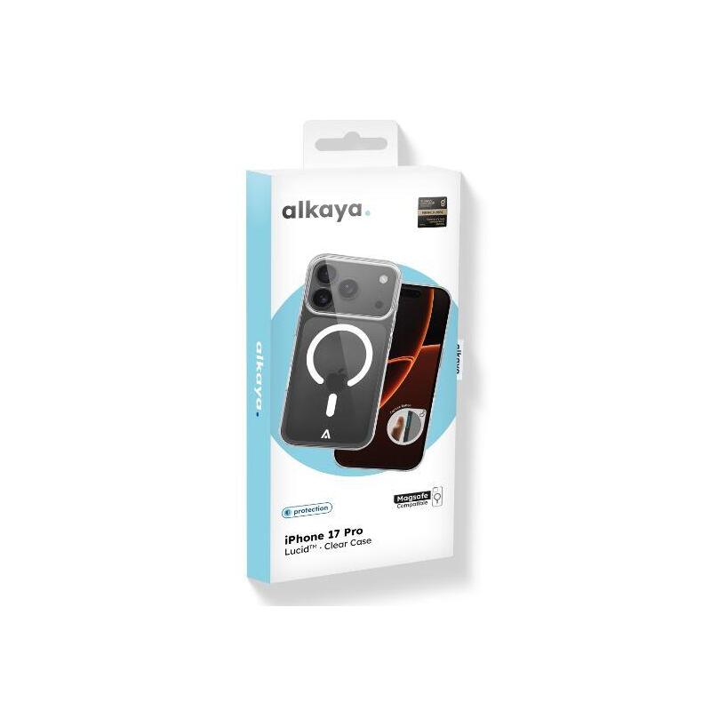 Alkaya Lucid Handy Schutzhülle Kompatibel Con Magsafe Iphone 17pro, Transparente